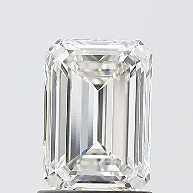 1.52 Carat F-VVS2 Emerald Lab Diamond