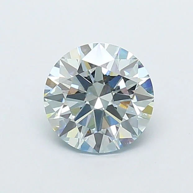 1.60 Carat Round Cut Fancy Blue