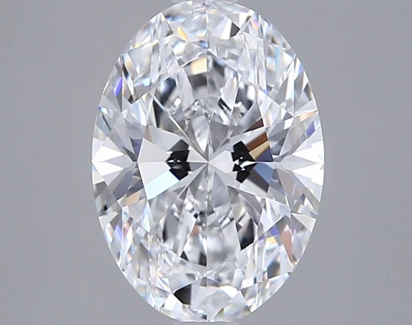 2.03 Carat D-VVS2 Oval Lab Diamond