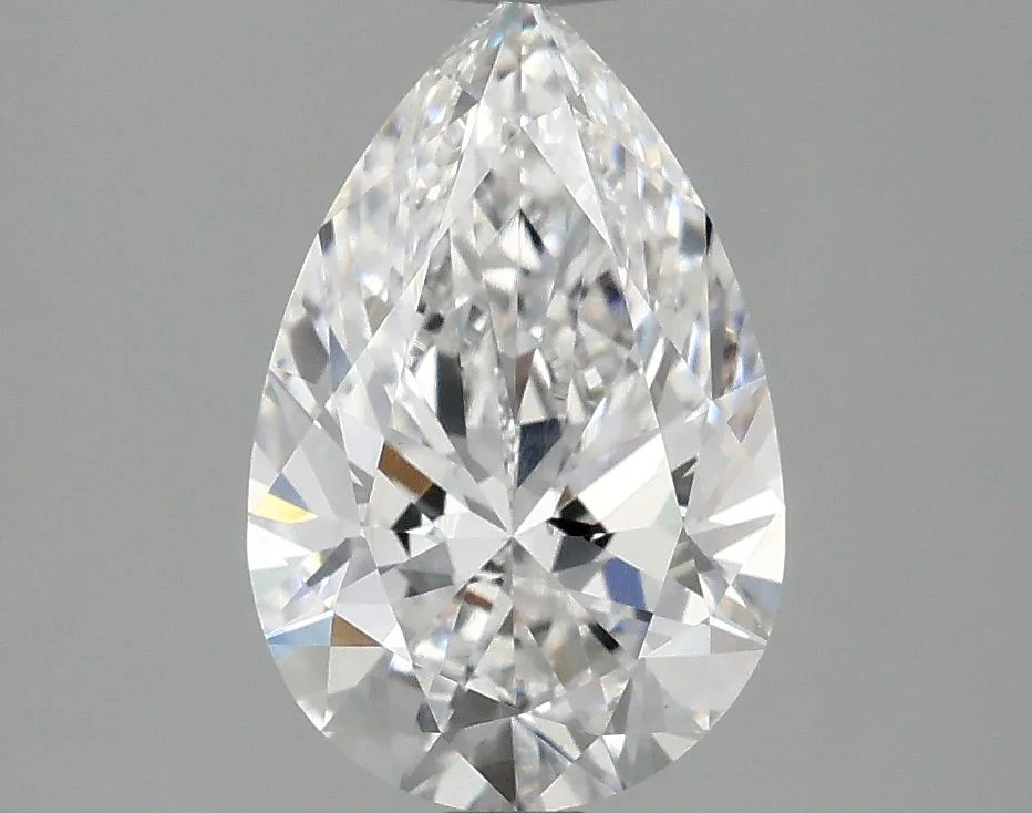 2.08 Carat D-VS1 Pear Lab Diamond