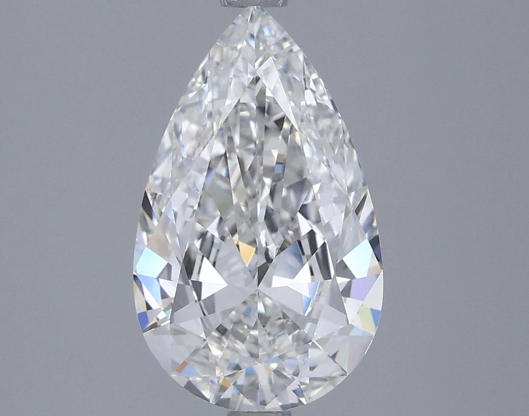 2.2 Carat E-VVS2 Pear Lab Diamond