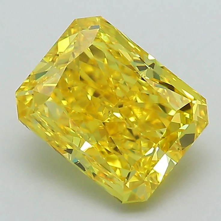 2.32 Carat Radiant Cut Fancy Yellow