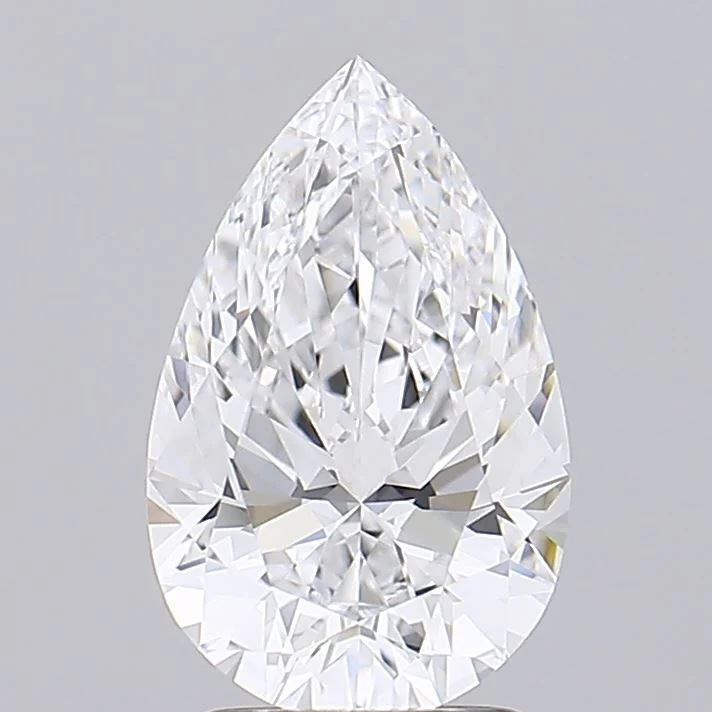 2.36 Carat D-IF Pear Lab Diamond