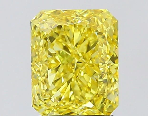 2.56 Carat Radiant Cut Fancy Yellow