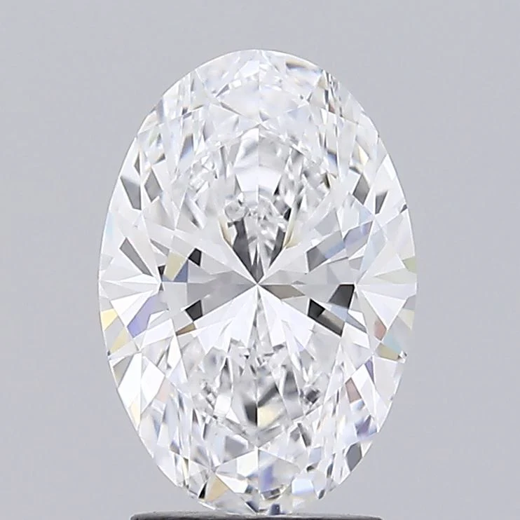 2.57 Carat D-VVS1 Oval Lab Diamond