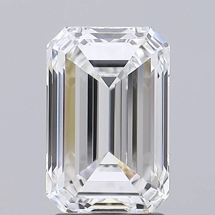 2.76 Carat D-VS1 Emerald Lab Diamond
