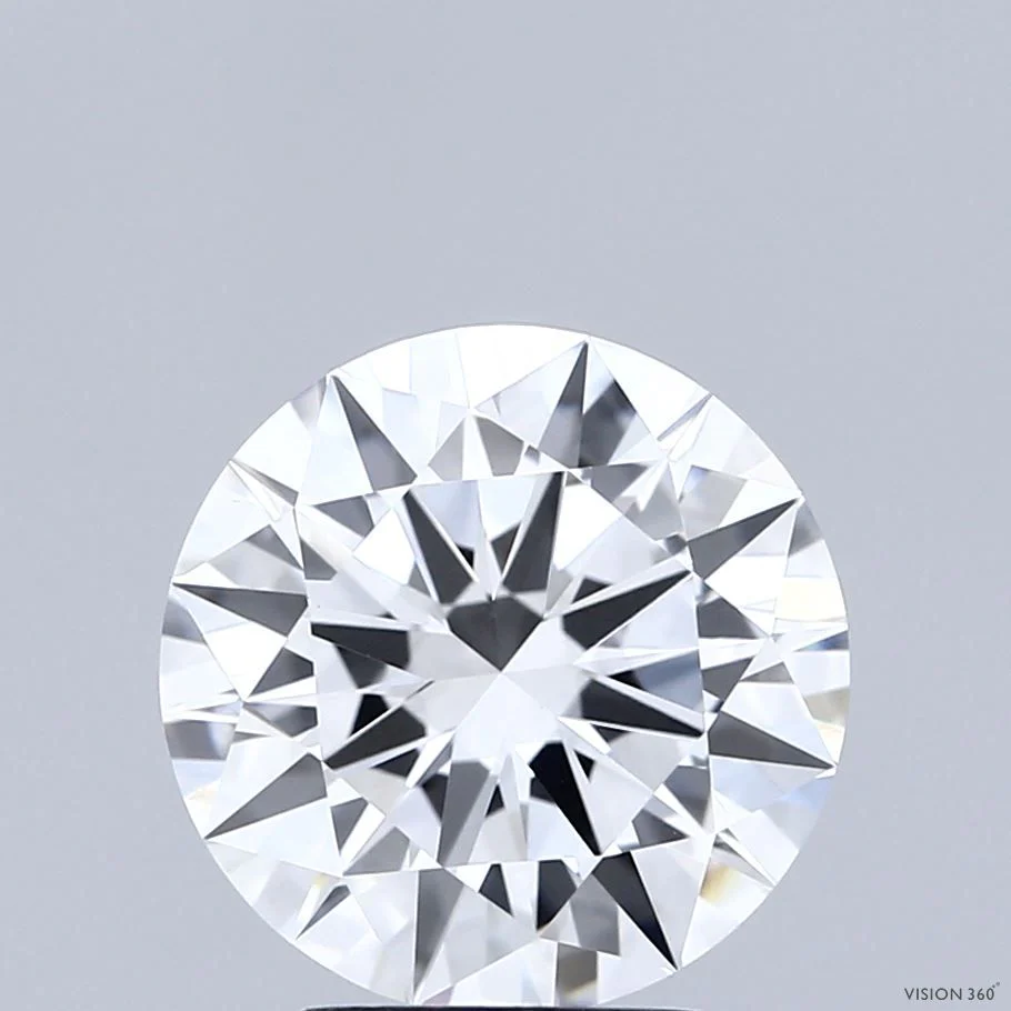 3.01 Carat D-VVS2 Round Lab Diamond