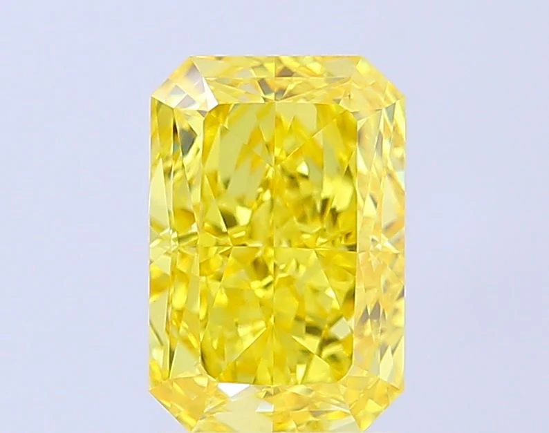 3.01 Carat Radiant Cut Fancy Yellow