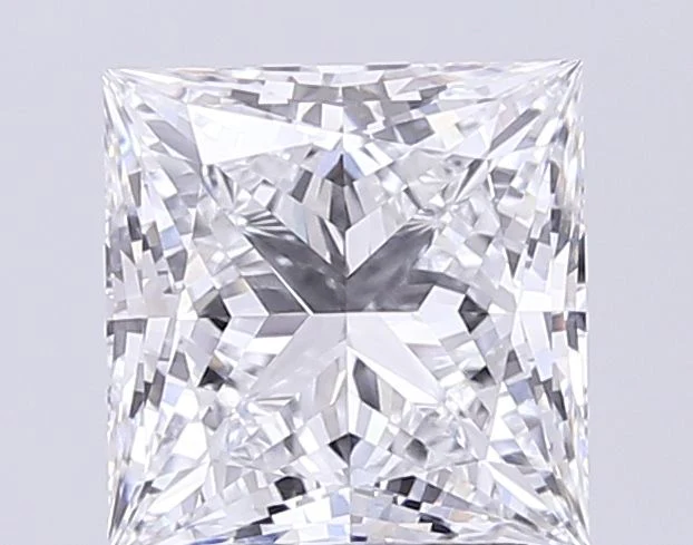 3.02 Carat D-VVS1 Princess Lab Diamond