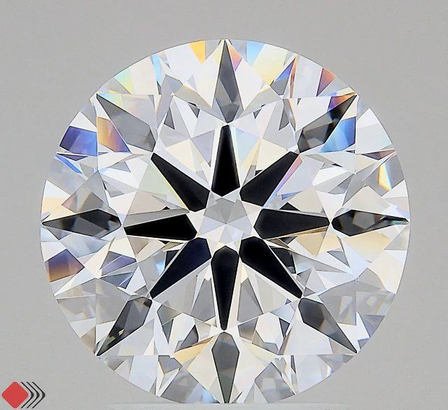 3.02 Carat D-VVS2 Round Lab Diamond
