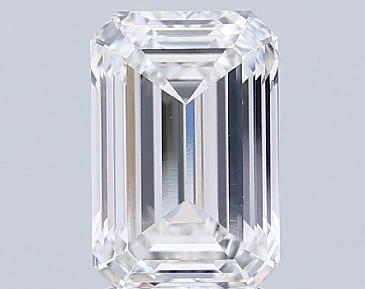3.02 Carat F-VVS2 Emerald Lab Diamond