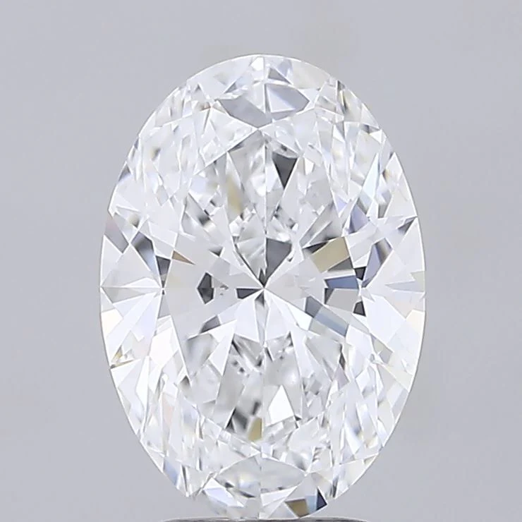 3.03 Carat D-VVS1 Oval Lab Diamond