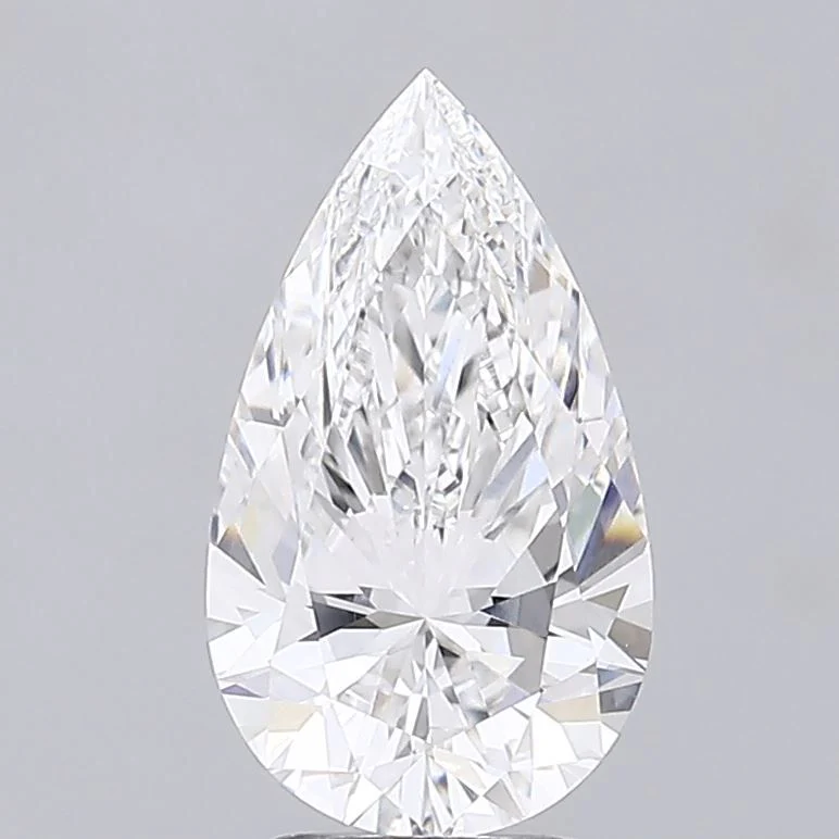 3.03 Carat E-VVS2 Pear Lab Diamond