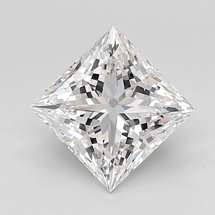 3.05 Carat D-VVS2 Princess Lab Diamond