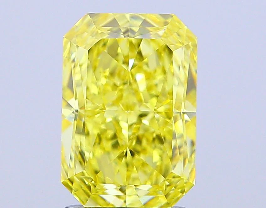 3.05 Carat Radiant Cut Fancy Yellow