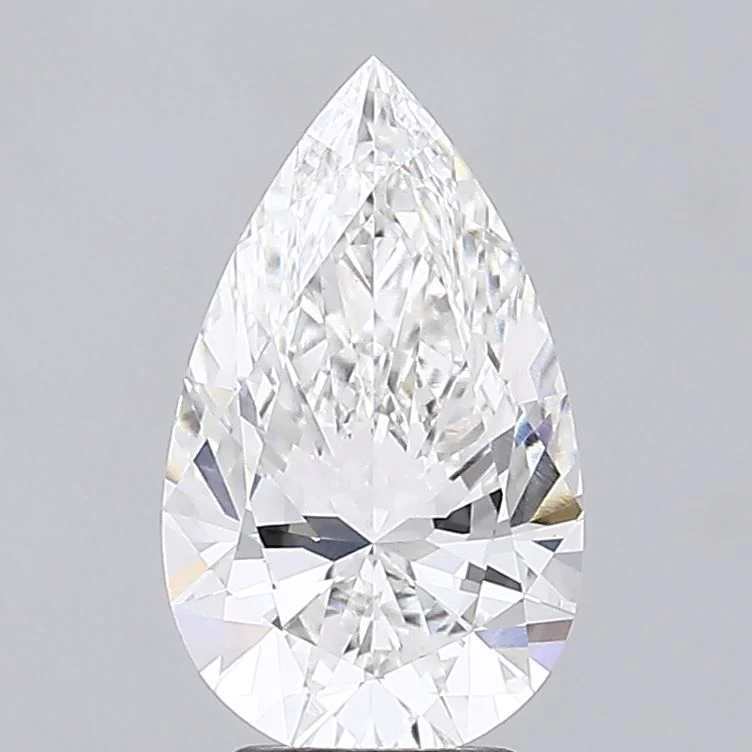 3.08 Carat E-VS1 Pear Lab Diamond