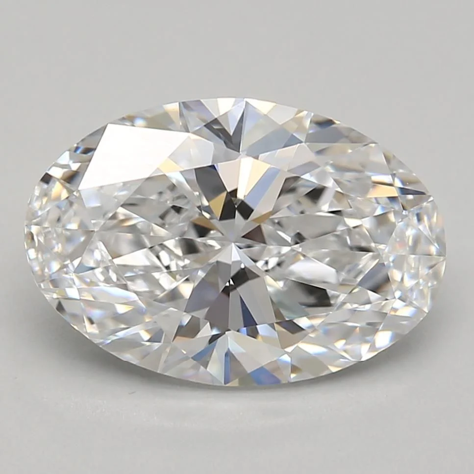 3.2 Carat D-IF Oval Lab Diamond