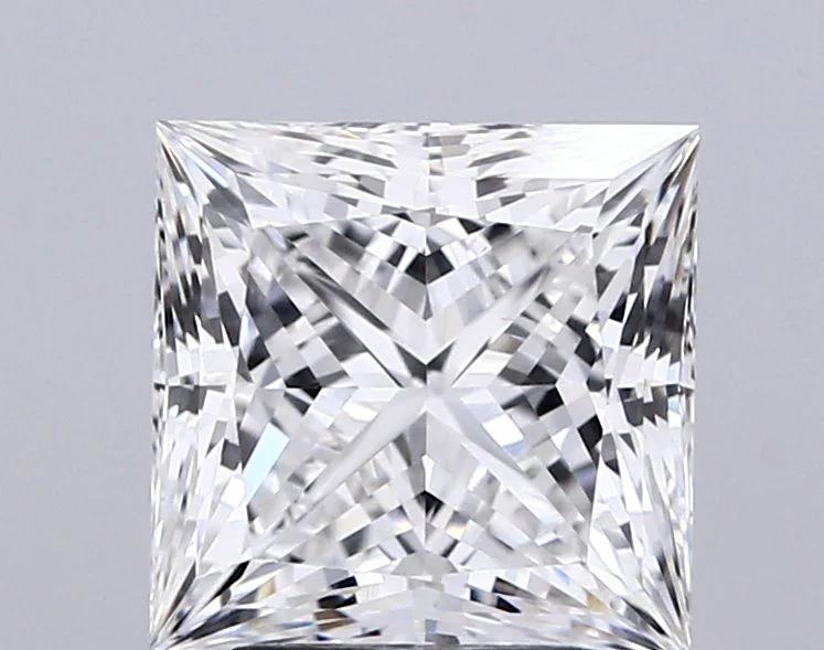 3.43 Carat D-VVS1 Princess Lab Diamond