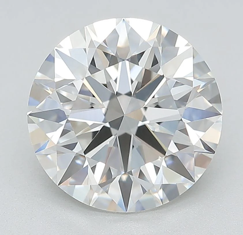 3.69 Carat F-VVS2 Round Lab Diamond