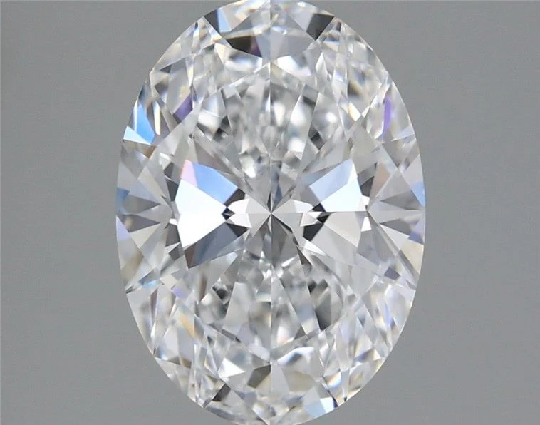 3 Carat D-VS1 Oval Lab Diamond