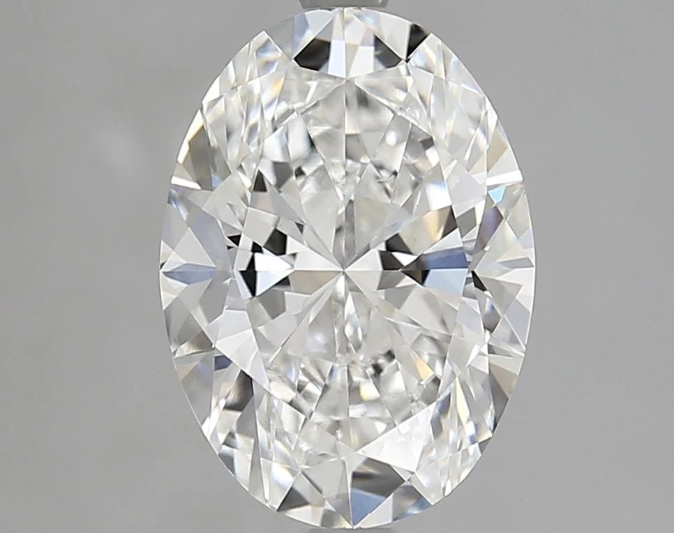 3 Carat F-VVS2 Oval Lab Diamond