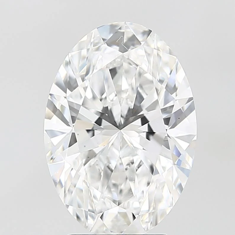 4.23 Carat E-VVS2 Oval Lab Diamond