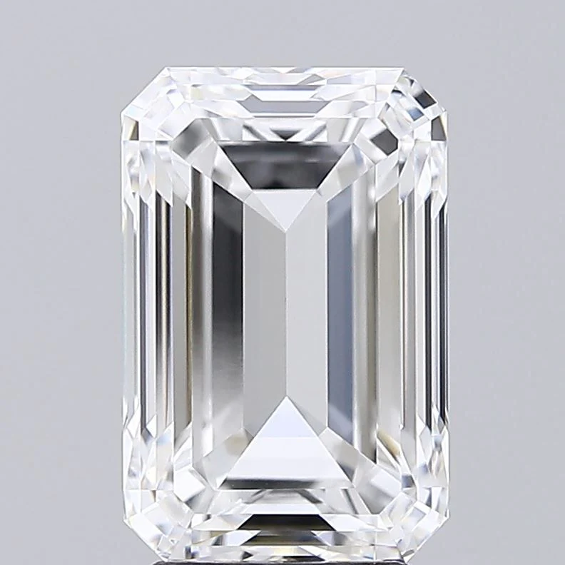 4.52 Carat D-VVS2 Emerald Lab Diamond