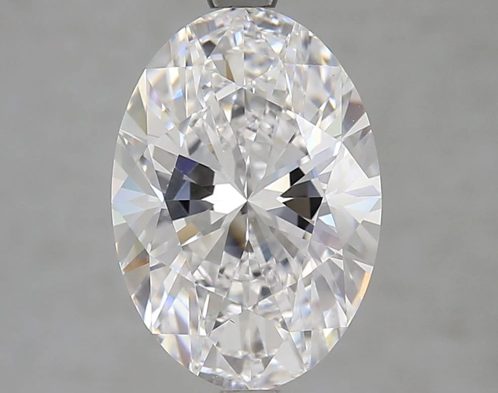 4 Carat D-VVS2 Oval Lab Diamond