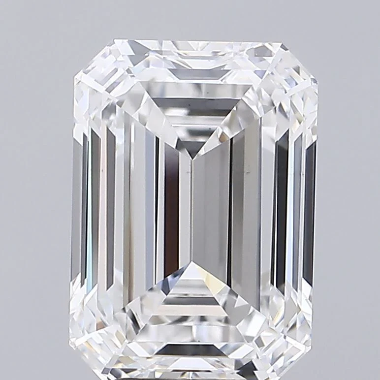 5.54 Carat F-VS2 Emerald Lab Diamond