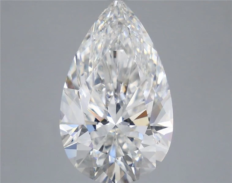 5.79 Carat E-VVS2 Pear Lab Diamond