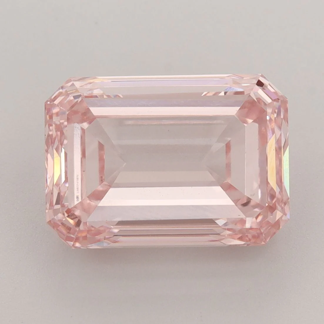 5.90 Carat Emerald Cut Fancy Pink