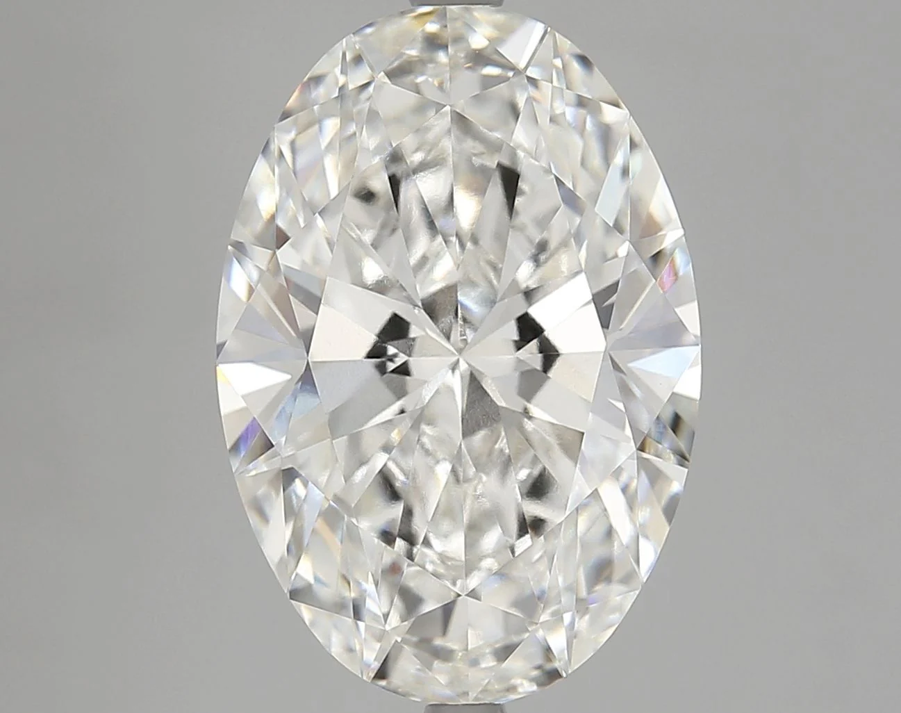 7.04 Carat G-VVS2 Oval Lab Diamond