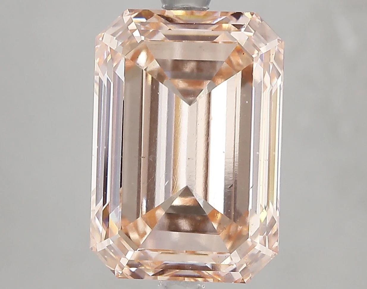 7.11 Carat Emerald Cut Fancy Pink