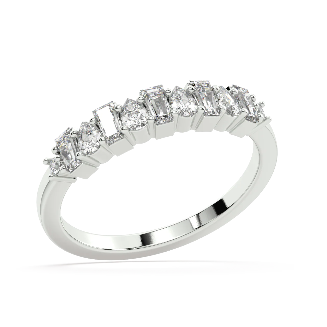Avalon Baguette Diamond Ring - Image 12