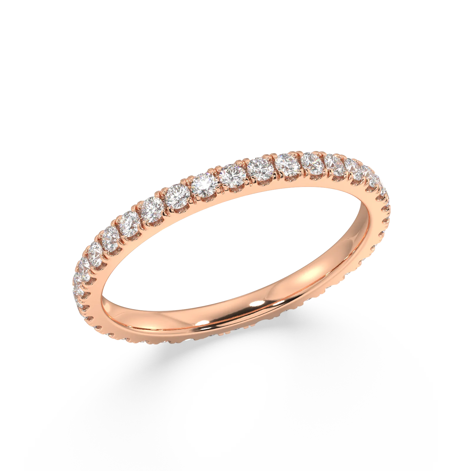 Delancey Round Petite Eternity Bands - 1ct - Image 7
