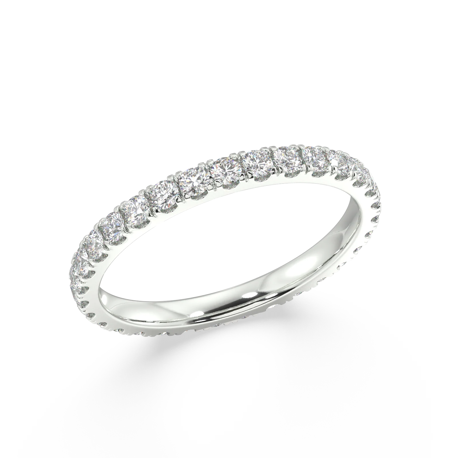 Delancey Round Petite Eternity Bands - 1ct - Image 12