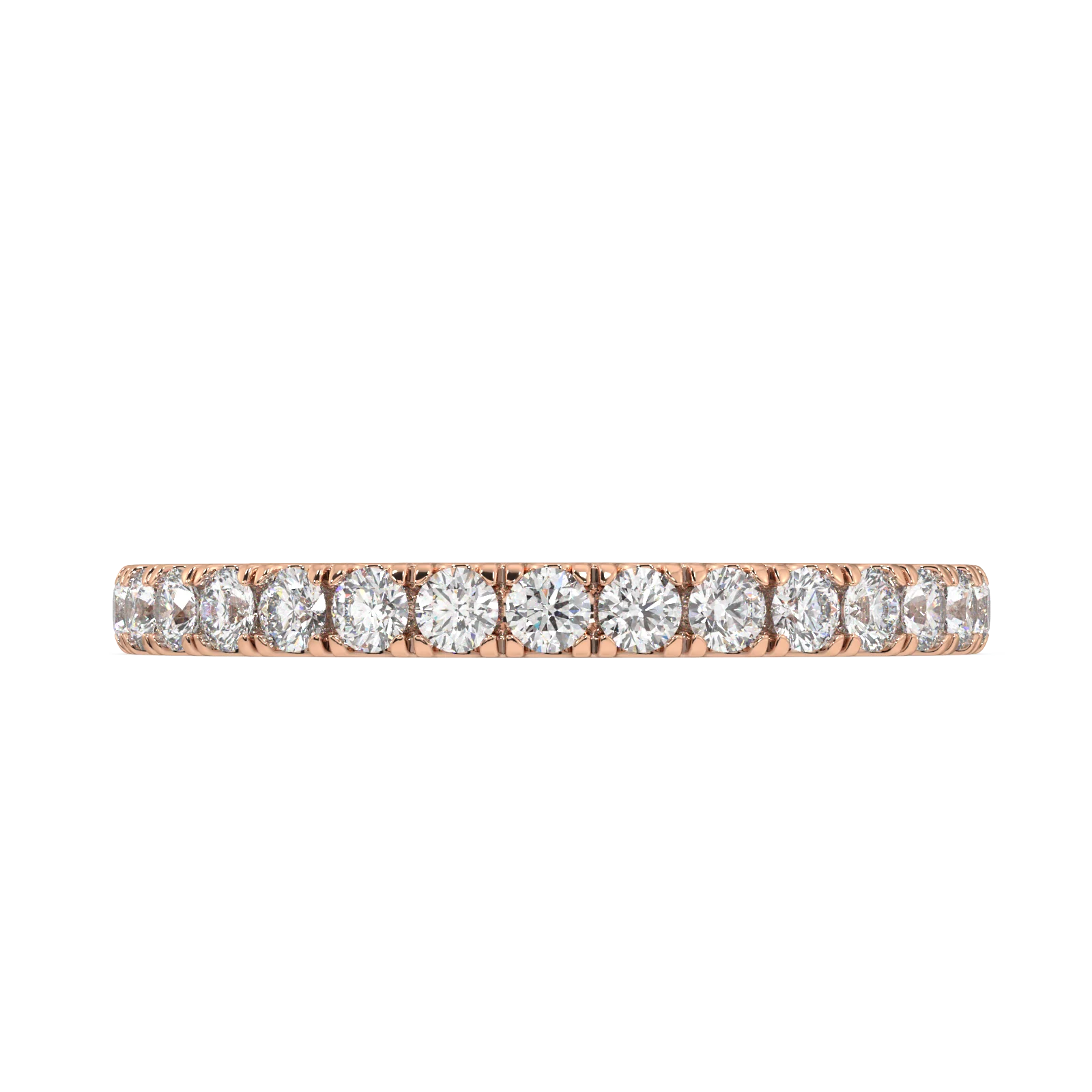 Delancey Round Petite Eternity Bands - 1ct - Image 6