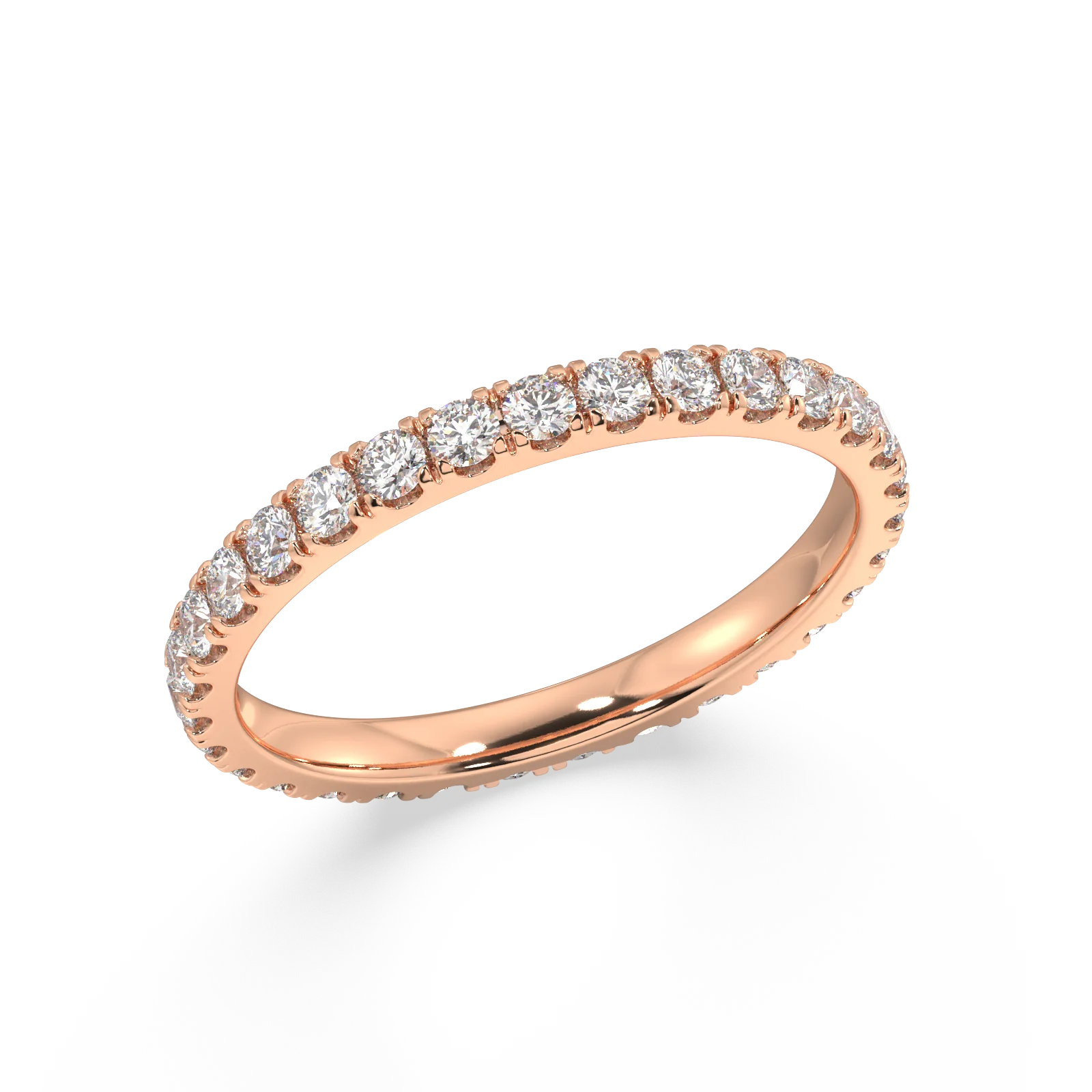 Delancey Round Petite Eternity Bands - 1ct - Image 7