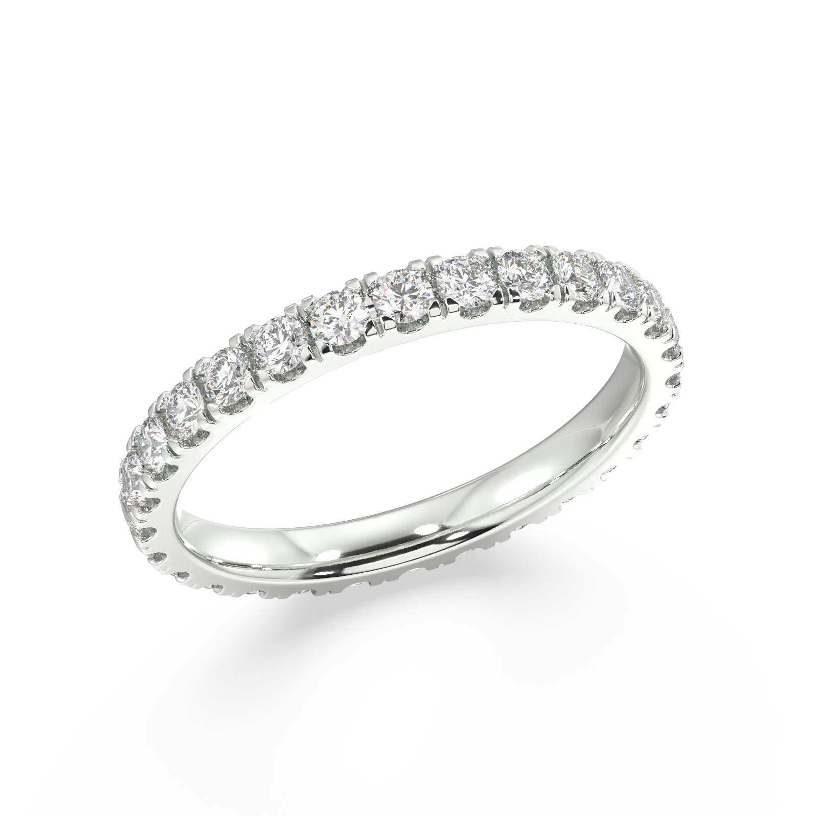 Delancey Round Petite Eternity Bands - 1ct - Image 12
