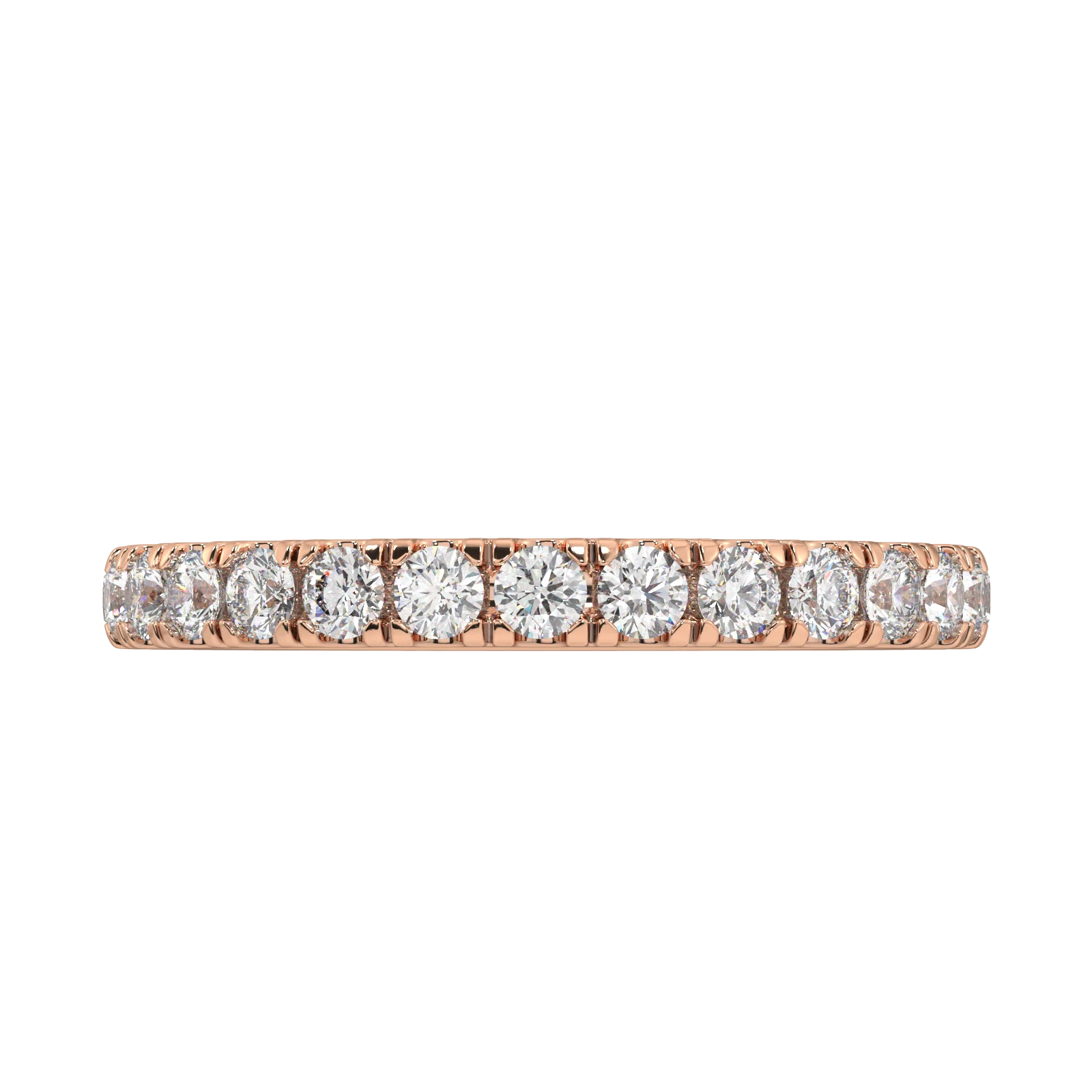 Delancey Round Petite Eternity Bands - 1ct - Image 6