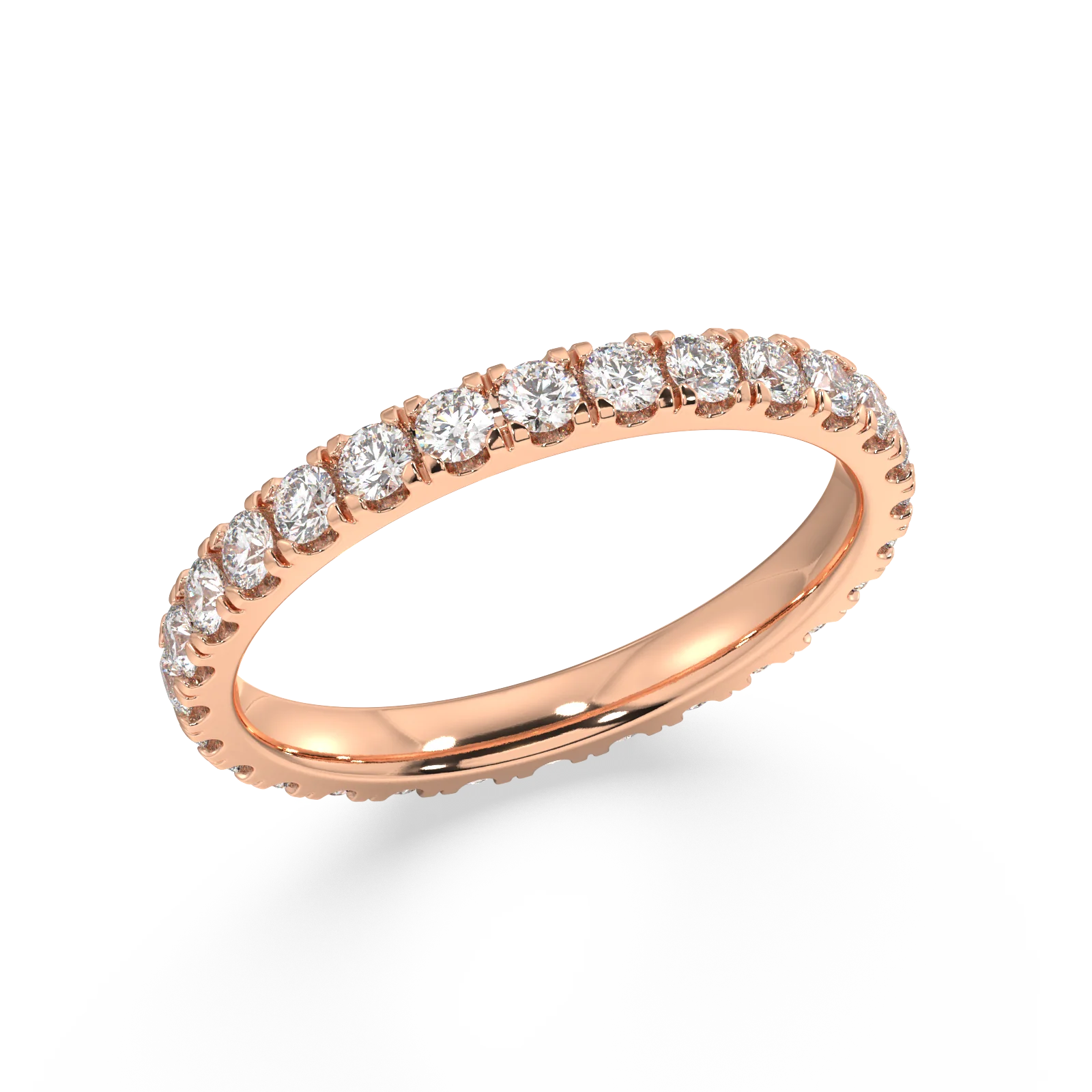 Delancey Round Petite Eternity Bands - 1ct - Image 7
