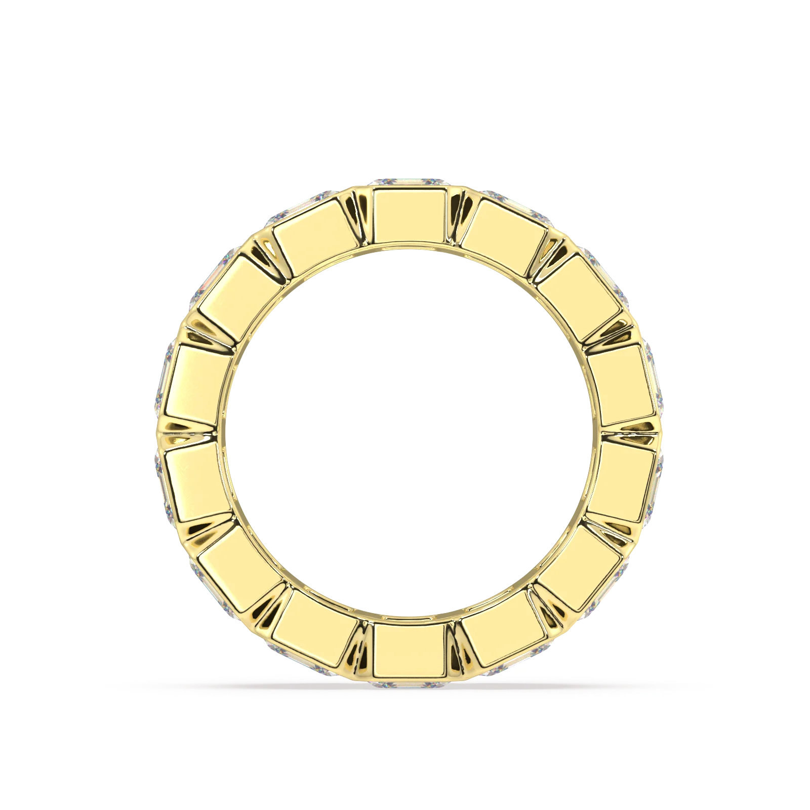 Elysees Asscher Classic Eternity Bands - 7ct - Image 3