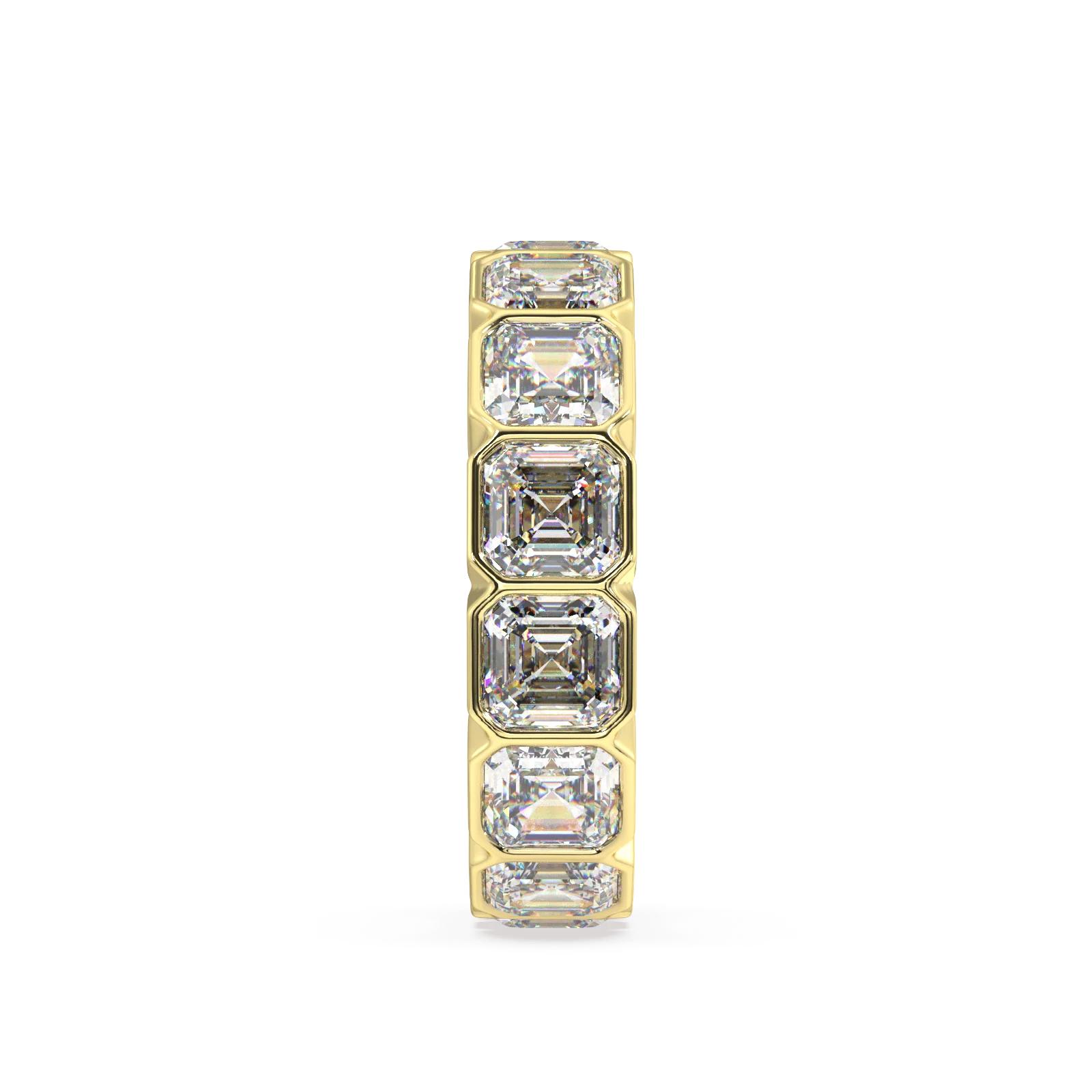 Elysees Asscher Classic Eternity Bands - 7ct - Image 4