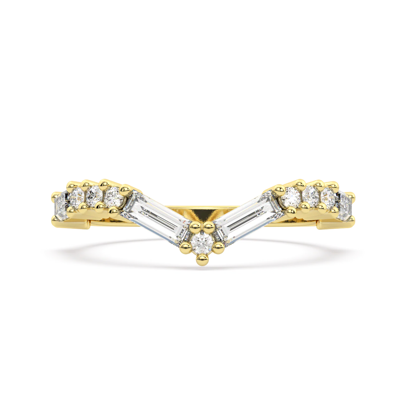Elysium Baguette Diamond Ring