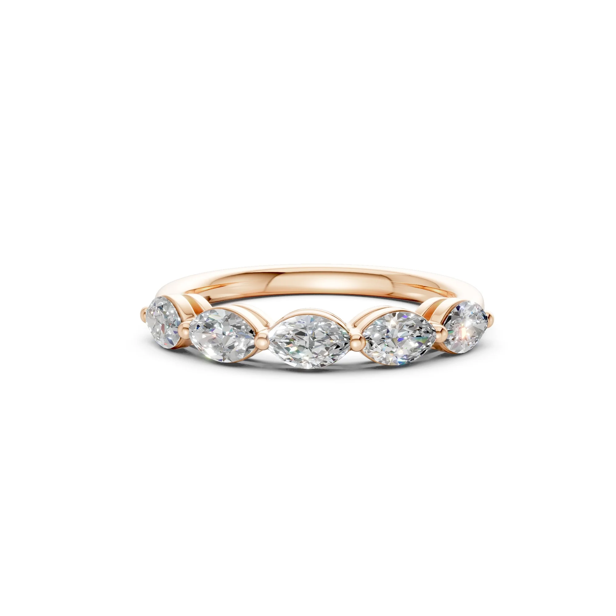 The Fifth Avenue Five — Marquise Cut Band (2ct TW) - Image 9