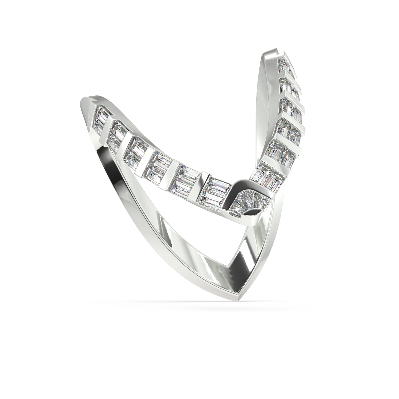 Freya Baguette Diamond Ring - Image 12