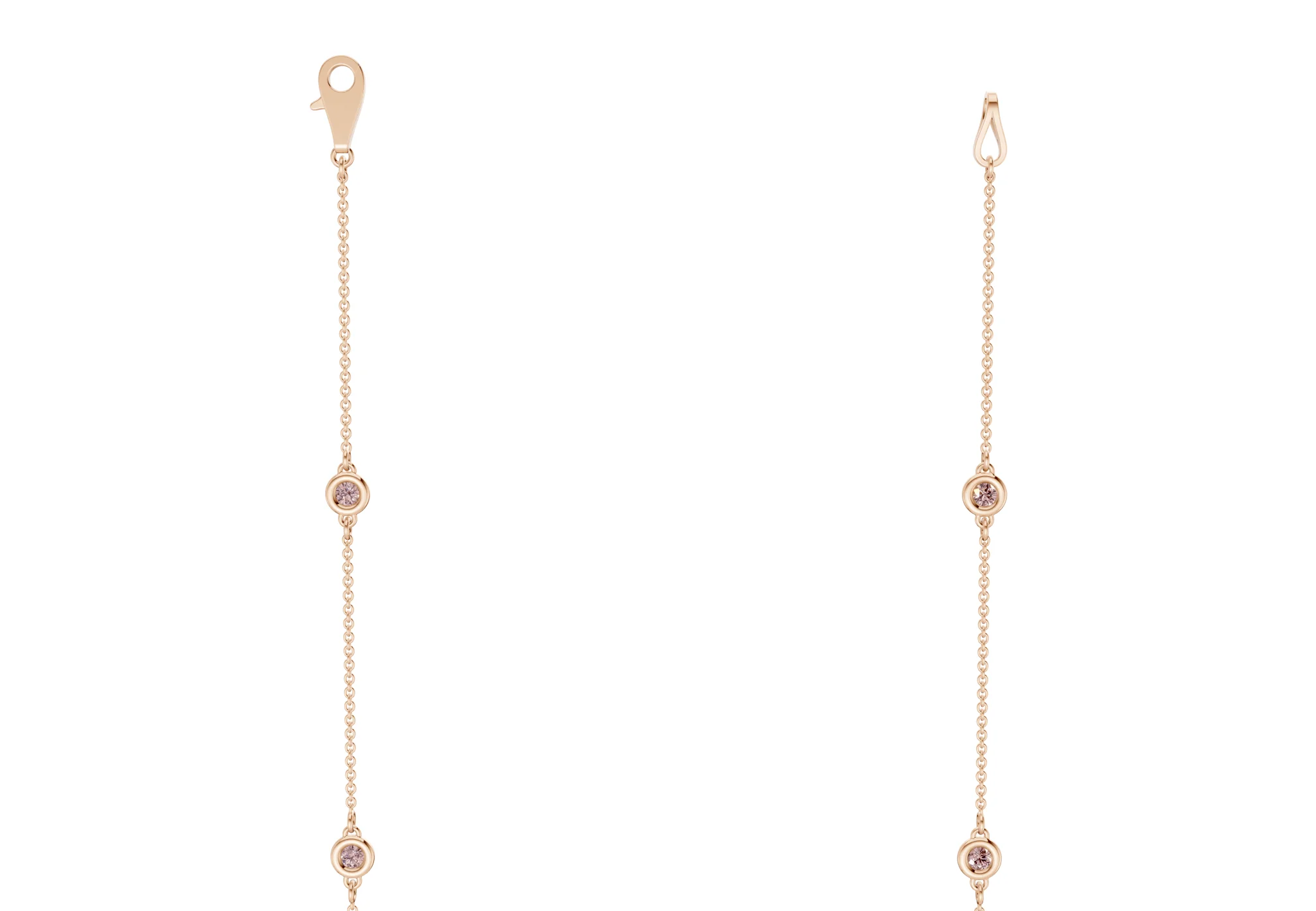Harmony Pink Diamond Stationed Necklace 2½ Carat Total Wt. - Image 6