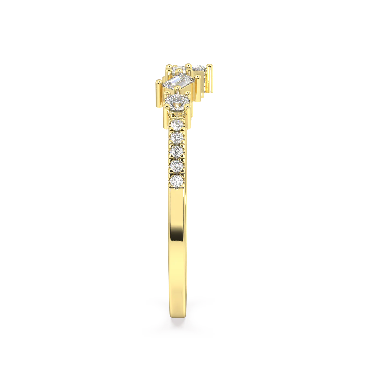 Marlowe Baguette Diamond Ring - Image 4