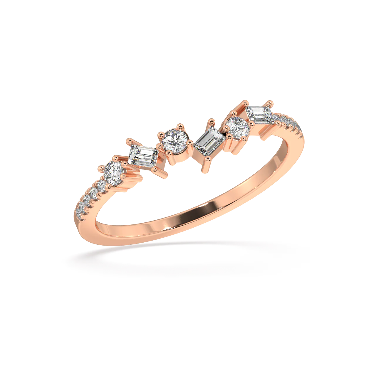 Marlowe Baguette Diamond Ring - Image 7