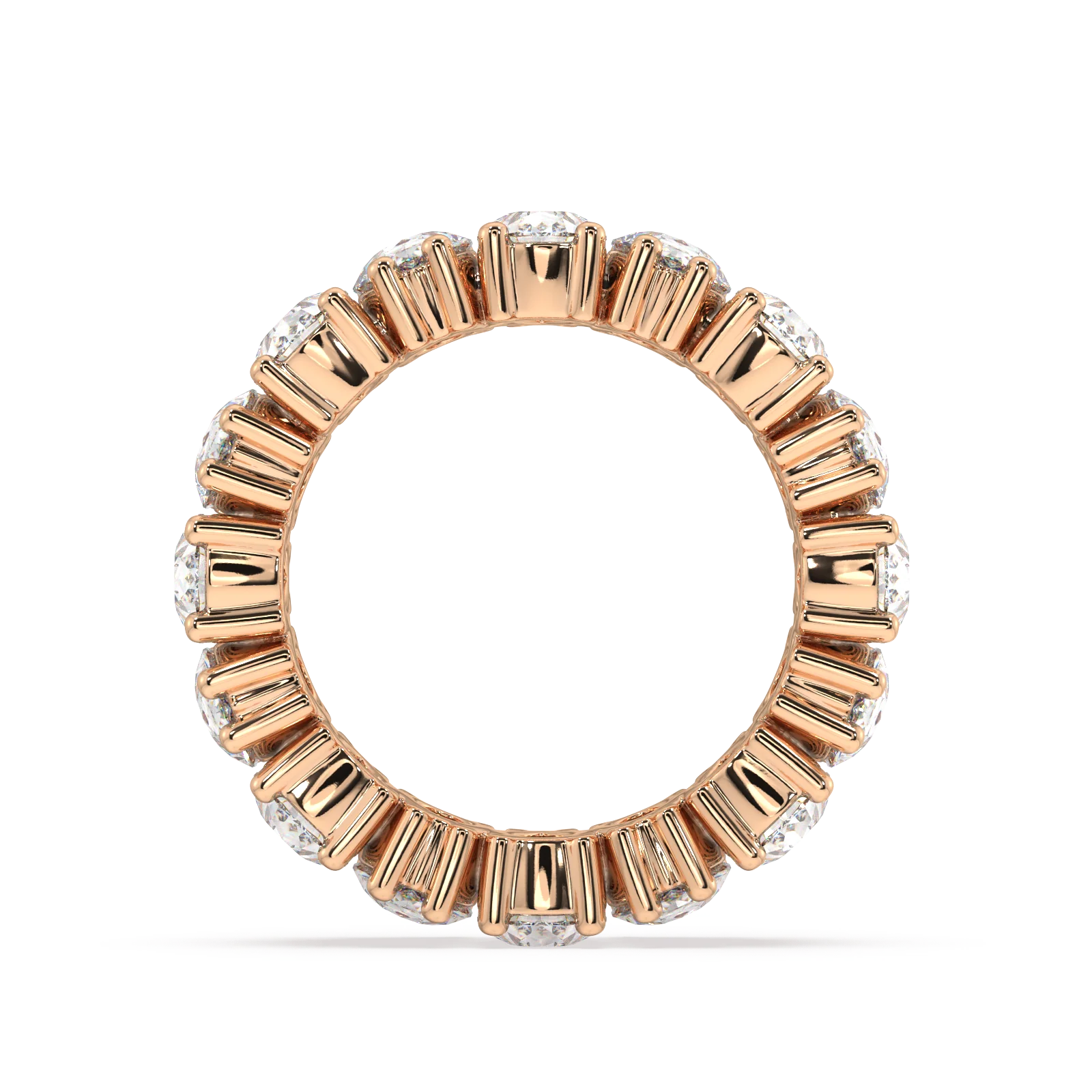 Melrose Pear Classic Eternity Bands - 8ct - Image 8